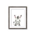 Picture of Sweet Zebra _GroupedProduct_Rectangle_Portrait_Framed_Matted_