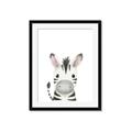 Picture of Sweet Zebra _GroupedProduct_Rectangle_Portrait_Framed_Matted_