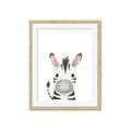 Picture of Sweet Zebra _GroupedProduct_Rectangle_Portrait_Framed_Matted_