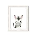 Picture of Sweet Zebra _GroupedProduct_Rectangle_Portrait_Framed_Matted_