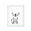 Picture of Sweet Zebra _GroupedProduct_Rectangle_Portrait_Framed_Matted_