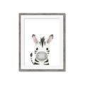 Picture of Sweet Zebra _GroupedProduct_Rectangle_Portrait_Framed_Matted_