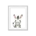 Picture of Sweet Zebra _GroupedProduct_Rectangle_Portrait_Framed_Matted_