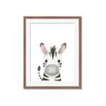 Picture of Sweet Zebra _GroupedProduct_Rectangle_Portrait_Framed_Matted_