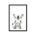 Picture of Sweet Zebra _GroupedProduct_Rectangle_Portrait_Framed_Matted_