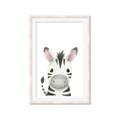 Picture of Sweet Zebra _GroupedProduct_Rectangle_Portrait_Framed_Matted_