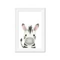 Picture of Sweet Zebra _GroupedProduct_Rectangle_Portrait_Framed_Matted_