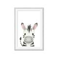 Picture of Sweet Zebra _GroupedProduct_Rectangle_Portrait_Framed_Matted_