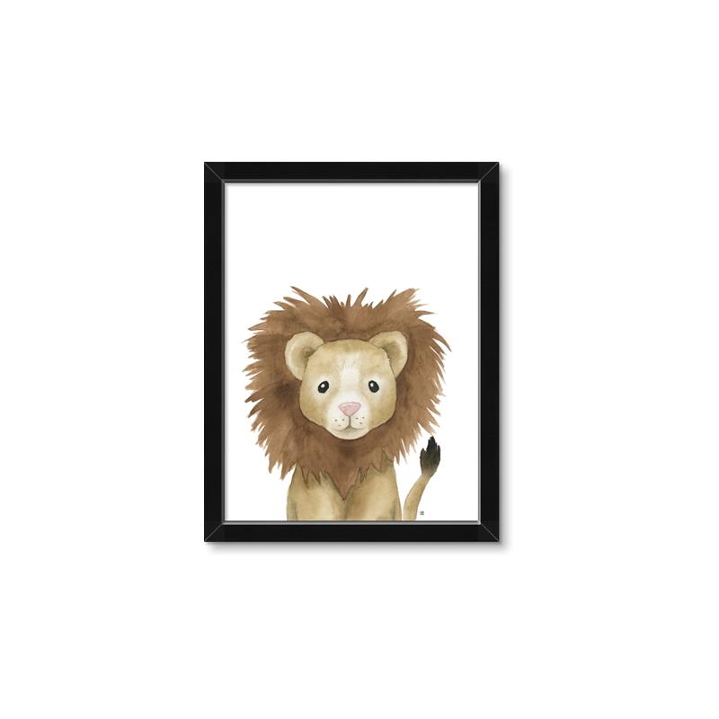 Picture of Sweet Lion _GroupedProduct_Rectangle_Portrait_Framed_Matted_