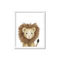 Picture of Sweet Lion _GroupedProduct_Rectangle_Portrait_Framed_Matted_