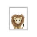Picture of Sweet Lion _GroupedProduct_Rectangle_Portrait_Framed_Matted_