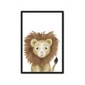 Picture of Sweet Lion _GroupedProduct_Rectangle_Portrait_Framed_Matted_