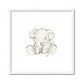 Picture of Baby Elephant _GroupedProduct_Square_Mini_ _GroupedProduct_Square_Framed_Matted_