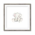 Picture of Baby Elephant _GroupedProduct_Square_Mini_ _GroupedProduct_Square_Framed_Matted_