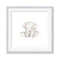 Picture of Baby Elephant _GroupedProduct_Square_Mini_ _GroupedProduct_Square_Framed_Matted_