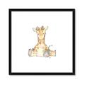 Picture of Baby Giraffe _GroupedProduct_Square_Mini_ _GroupedProduct_Square_Framed_Matted_
