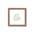 Picture of Baby Hippo _GroupedProduct_Square_Mini_ _GroupedProduct_Square_Framed_Matted_
