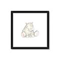 Picture of Baby Hippo _GroupedProduct_Square_Mini_ _GroupedProduct_Square_Framed_Matted_