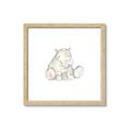 Picture of Baby Hippo _GroupedProduct_Square_Mini_ _GroupedProduct_Square_Framed_Matted_