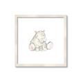 Picture of Baby Hippo _GroupedProduct_Square_Mini_ _GroupedProduct_Square_Framed_Matted_