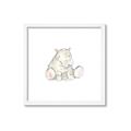 Picture of Baby Hippo _GroupedProduct_Square_Mini_ _GroupedProduct_Square_Framed_Matted_
