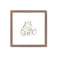 Picture of Baby Hippo _GroupedProduct_Square_Mini_ _GroupedProduct_Square_Framed_Matted_