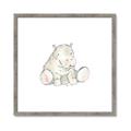 Picture of Baby Hippo _GroupedProduct_Square_Mini_ _GroupedProduct_Square_Framed_Matted_