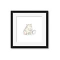 Picture of Baby Hippo _GroupedProduct_Square_Mini_ _GroupedProduct_Square_Framed_Matted_