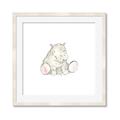Picture of Baby Hippo _GroupedProduct_Square_Mini_ _GroupedProduct_Square_Framed_Matted_