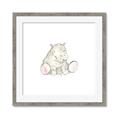 Picture of Baby Hippo _GroupedProduct_Square_Mini_ _GroupedProduct_Square_Framed_Matted_