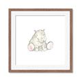 Picture of Baby Hippo _GroupedProduct_Square_Mini_ _GroupedProduct_Square_Framed_Matted_