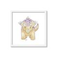 Picture of Baby Triceratops _GroupedProduct_Square_Mini_ _GroupedProduct_Square_Framed_Matted_