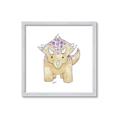 Picture of Baby Triceratops _GroupedProduct_Square_Mini_ _GroupedProduct_Square_Framed_Matted_