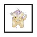 Picture of Baby Triceratops _GroupedProduct_Square_Mini_ _GroupedProduct_Square_Framed_Matted_