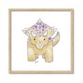 Picture of Baby Triceratops _GroupedProduct_Square_Mini_ _GroupedProduct_Square_Framed_Matted_