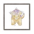 Picture of Baby Triceratops _GroupedProduct_Square_Mini_ _GroupedProduct_Square_Framed_Matted_