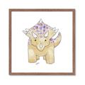 Picture of Baby Triceratops _GroupedProduct_Square_Mini_ _GroupedProduct_Square_Framed_Matted_