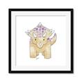 Picture of Baby Triceratops _GroupedProduct_Square_Mini_ _GroupedProduct_Square_Framed_Matted_