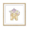 Picture of Baby Triceratops _GroupedProduct_Square_Mini_ _GroupedProduct_Square_Framed_Matted_