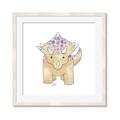 Picture of Baby Triceratops _GroupedProduct_Square_Mini_ _GroupedProduct_Square_Framed_Matted_