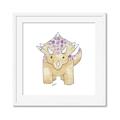 Picture of Baby Triceratops _GroupedProduct_Square_Mini_ _GroupedProduct_Square_Framed_Matted_