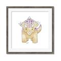Picture of Baby Triceratops _GroupedProduct_Square_Mini_ _GroupedProduct_Square_Framed_Matted_