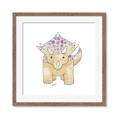 Picture of Baby Triceratops _GroupedProduct_Square_Mini_ _GroupedProduct_Square_Framed_Matted_