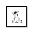 Picture of Baby Zebra _GroupedProduct_Square_Mini_ _GroupedProduct_Square_Framed_Matted_