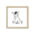 Picture of Baby Zebra _GroupedProduct_Square_Mini_ _GroupedProduct_Square_Framed_Matted_