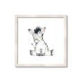 Picture of Baby Zebra _GroupedProduct_Square_Mini_ _GroupedProduct_Square_Framed_Matted_
