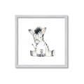 Picture of Baby Zebra _GroupedProduct_Square_Mini_ _GroupedProduct_Square_Framed_Matted_