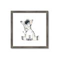 Picture of Baby Zebra _GroupedProduct_Square_Mini_ _GroupedProduct_Square_Framed_Matted_