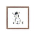 Picture of Baby Zebra _GroupedProduct_Square_Mini_ _GroupedProduct_Square_Framed_Matted_