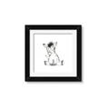 Picture of Baby Zebra _GroupedProduct_Square_Mini_ _GroupedProduct_Square_Framed_Matted_